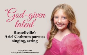 ‘God-given talent’ – Russellville’s Ariel Cothrum pursues singing, acting