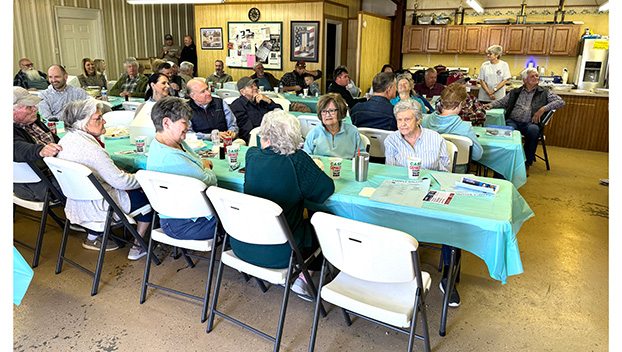 PHOTO BY MARÍA CAMP - Blue Springs Volunteer Fire Department in Phil Campbell holds a candidate bean lunch ahead of the March 5 election.
